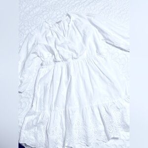 White Eyelet Dress